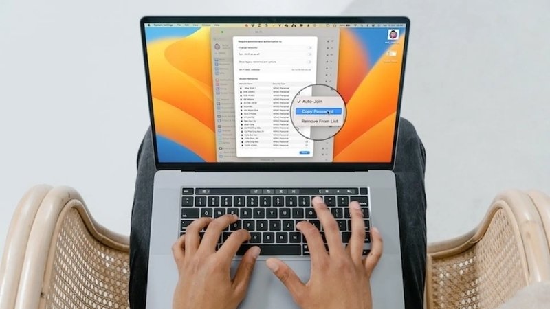 Cách xem mật khẩu wifi trên máy tính MAC