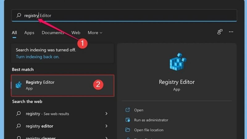 Sử dụng Registry Editor để tắt update Win 11 vĩnh viễn