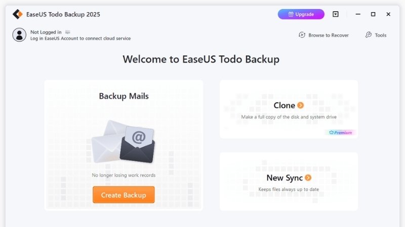 2. EaseUS Todo Backup Free/Home