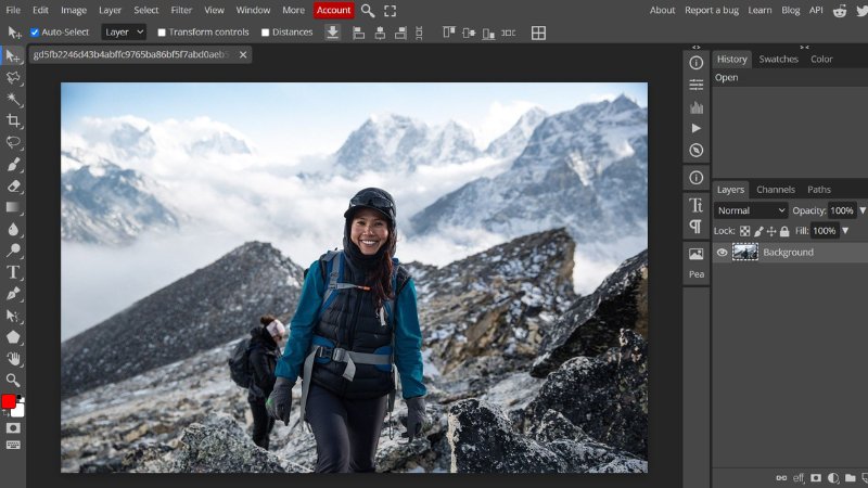 Photopea - trình chỉnh sửa ảnh online miễn phí